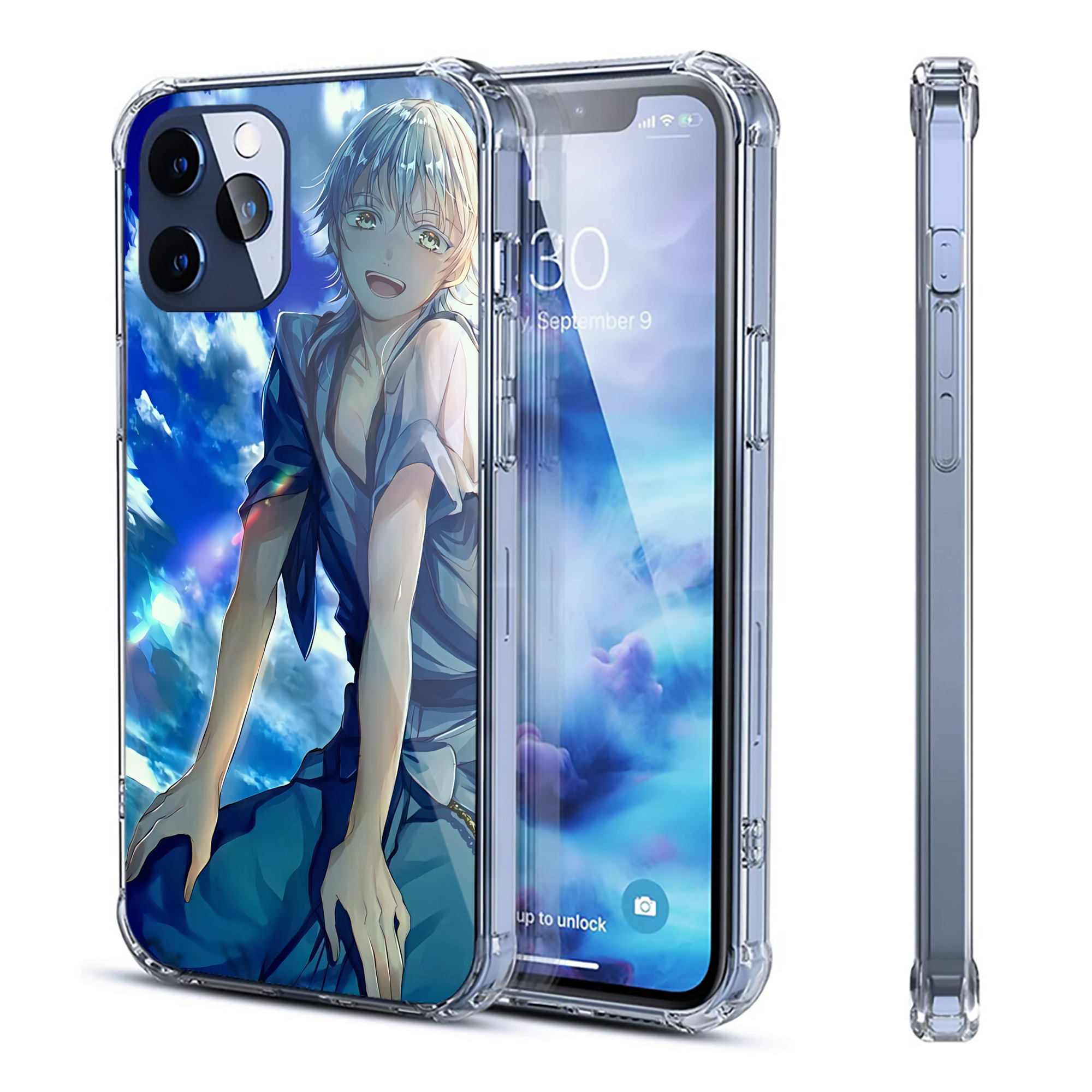 （画像用） 刀剣乱舞 Touken Ranbu 【iPhone 12シリーズ対応】透明スマホケース（クリアソフトケース）
